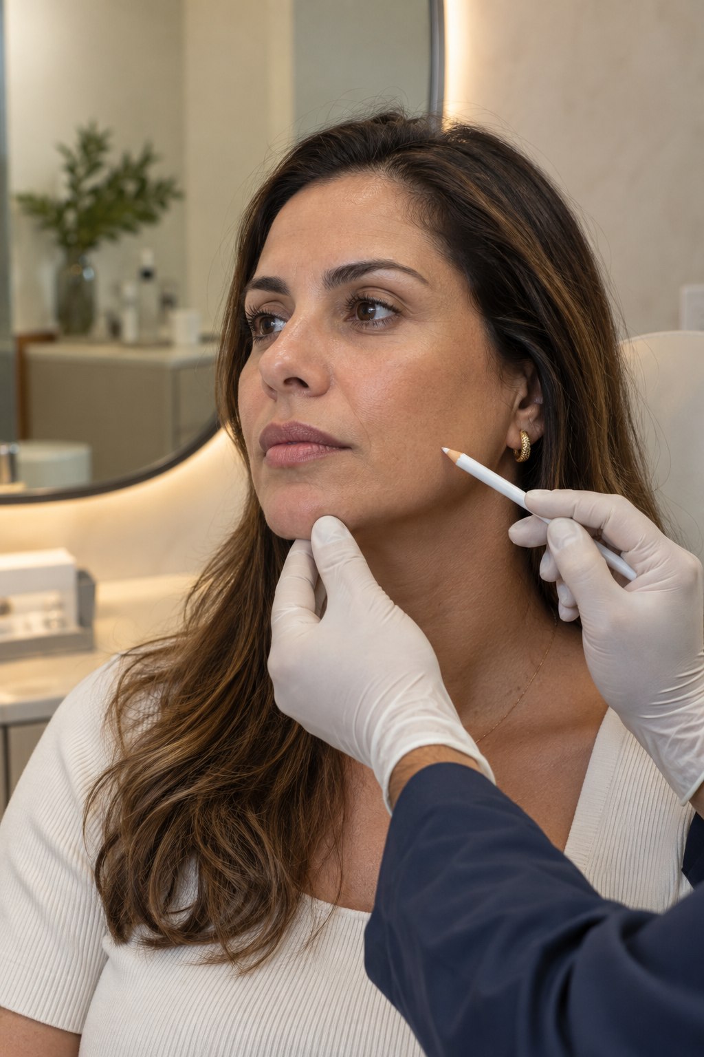 Avaliação personalizada para harmonização facial